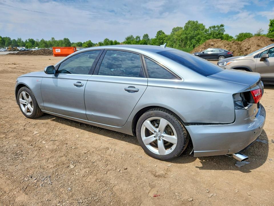 2012 Audi A6 VIN WAUBGAFC9CN028069 COPART salvage auction — REAR END, Oh - Cert Of Title-Salvage, sold $1,650 on 2026-07-02 (photo 2)