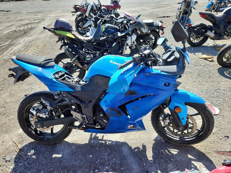2010 Kawasaki Ex250 VIN JKAEXMJ17ADA59487 COPART salvage auction — FRONT END, NV - SALVAGE TITLE, sold $90 on 2026-07-16 (photo 1)