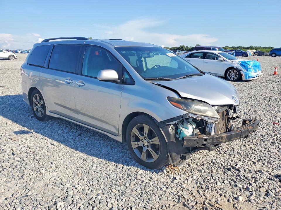 2015 Toyota VIN 5TDXK3DC0FS653108 COPART salvage auction — FRONT END, Fl - Cert Of Title Slvg Rebuildable, sold $2,550 on 2026-07-07 (photo 4)