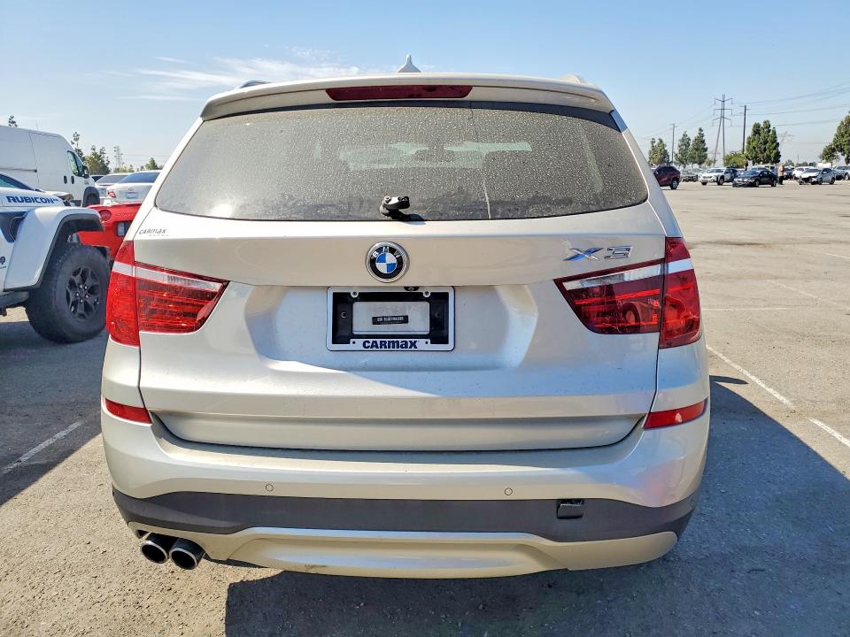 2017 BMW X3 VIN 5UXWX9C5XH0D98803 COPART salvage auction — MINOR DENT/SCRATCHES, Ca - Salvage Certificate, sold $1,100 on 2026-07-28 (photo 6)
