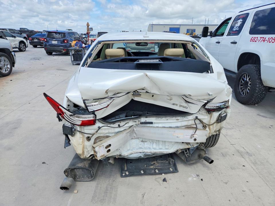 2013 Lexus ES VIN JTHBK1GG4D2023298 COPART salvage auction — REAR END, Tx - Salvage Vehicle Title, sold $1,600 on 2026-07-14 (photo 6)