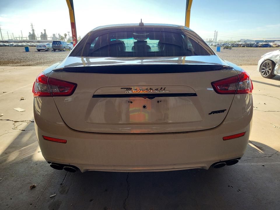 2015 Maserati Ghibli VIN ZAM57XSA9F1159209 COPART salvage auction — MINOR DENT/SCRATCHES, Az - Cert Of Title - Salvage, sold $5,500 on 2026-07-08 (photo 6)