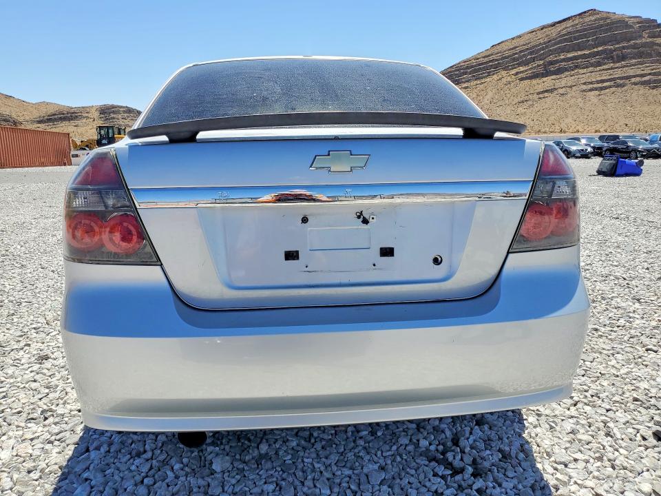 2011 Chevrolet Aveo VIN KL1TD5DE9BB249125 COPART salvage auction — VANDALISM, NV - SALVAGE TITLE, sold $200 on 2026-07-29 (photo 6)