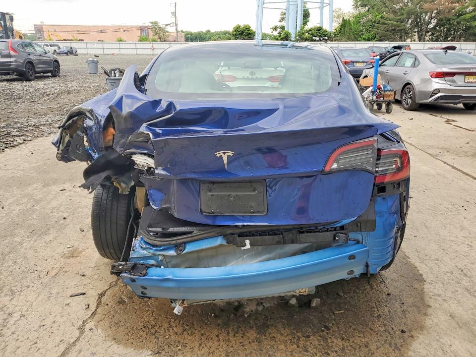 2023 Tesla VIN 5YJ3E1EA8PF614909 COPART salvage auction — REAR END, Nj - Cert Of Title-Salvage, sold $4,300 on 2026-07-29 (photo 6)