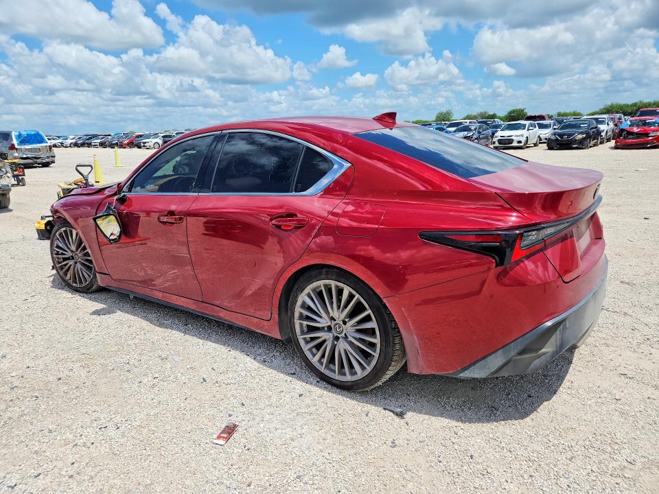 2022 Lexus Is VIN JTHDA1D26N5121740 COPART salvage auction — FRONT END, Tx - Salvage Vehicle Title, sold $3,650 on 2026-07-23 (photo 2)