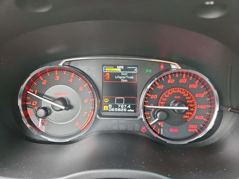 2015 Subaru Wrx VIN JF1VA1J65F9822301 COPART salvage auction — REAR END, Il - Salvage Certificate, sold $4,050 on 2026-07-09 (photo 9)