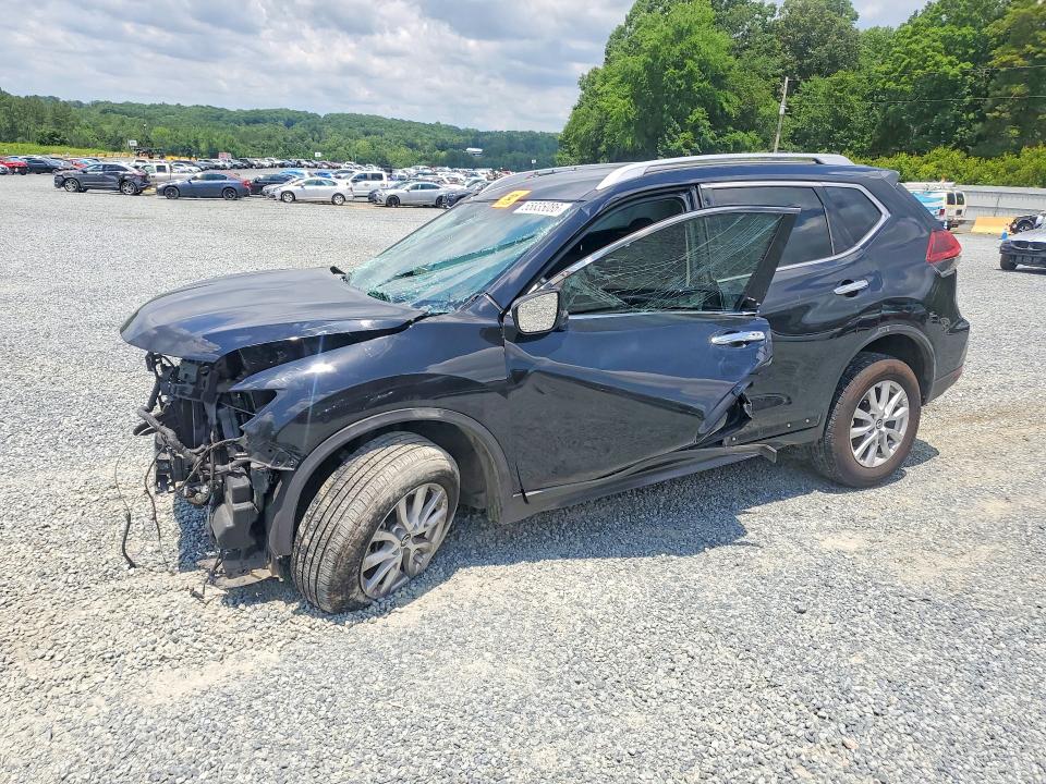 2018 Nissan Rogue VIN KNMAT2MV8JP587196 COPART salvage auction — FRONT END, Nc - Salvage Certificate Of Title, sold $350 on 2026-07-16 (photo 1)