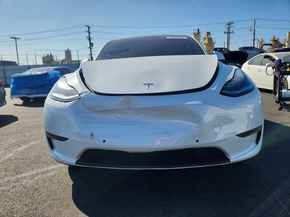 2021 Tesla Model y VIN 5YJYGDEE7MF202643 COPART salvage auction — FRONT END, Ca - Salvage Certificate, sold $8,200 on 2026-07-27 (photo 5)