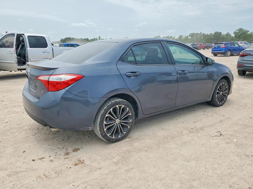 2016 Toyota Corolla VIN 5YFBURHE0GP460423 COPART salvage auction — WATER/FLOOD, Tx - Salvage Title-Flood Damage, sold $2,400 on 2026-07-14 (photo 3)