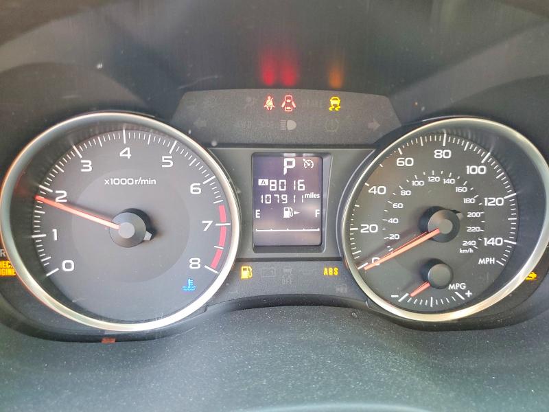 2016 Subaru Impreza VIN JF1GJAA61GH009148 COPART salvage auction — MINOR DENT/SCRATCHES, Co - Certificate Of Title, sold $2,200 on 2026-07-16 (photo 9)