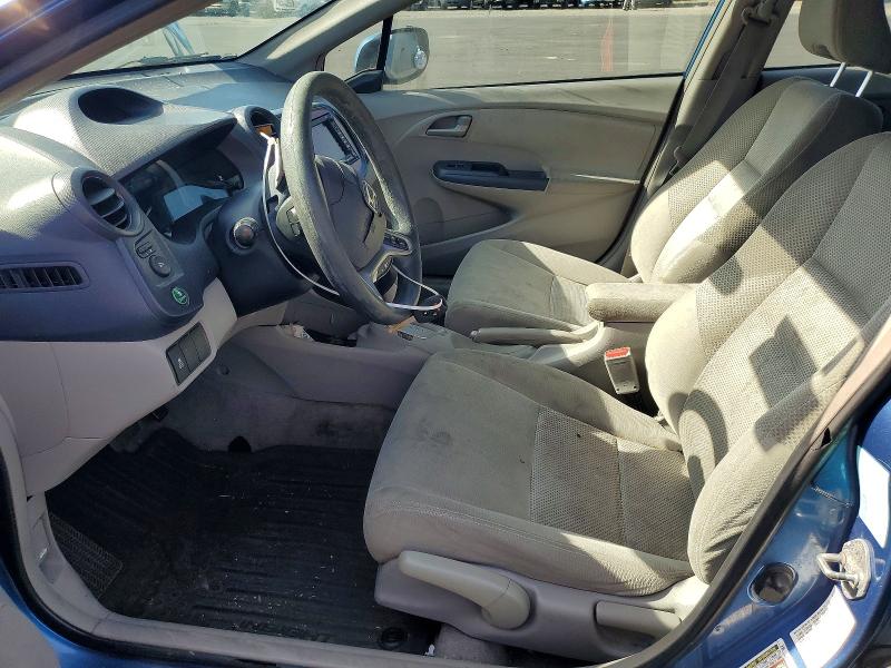 2010 Honda Insight VIN JHMZE2H77AS030767 COPART salvage auction — FRONT END, Or - Salvage Title Certificate, sold $275 on 2026-07-27 (photo 7)