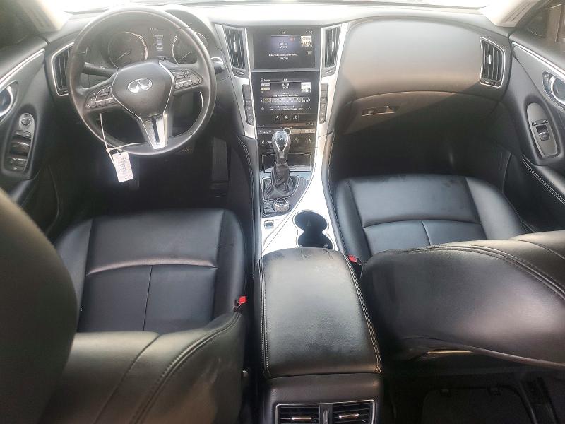 2021 Infiniti Q50 VIN JN1EV7BR7MM753571 COPART salvage auction — NORMAL WEAR, Fl - Cert Of Title-Flood Damaged (P), sold $12,500 on 2026-07-29 (photo 8)