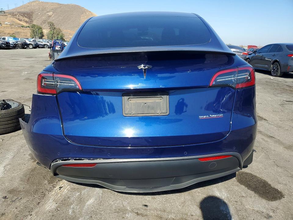 2022 Tesla Model y VIN 7SAYGDEF3NF489461 COPART salvage auction — SIDE, Ca - Salvage Certificate, sold $6,600 on 2026-07-02 (photo 6)
