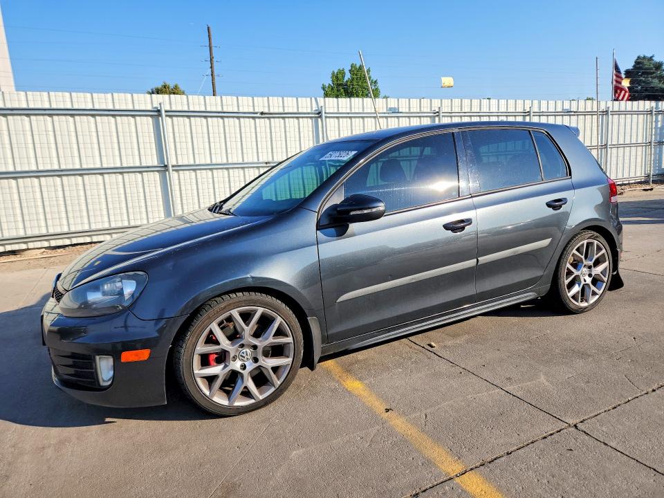 2013 Volkswagen Gti VIN WVWHV7AJ2DW140011 COPART salvage auction — HAIL, Co - Certificate Of Title, sold $4,000 on 2026-07-29 (photo 1)