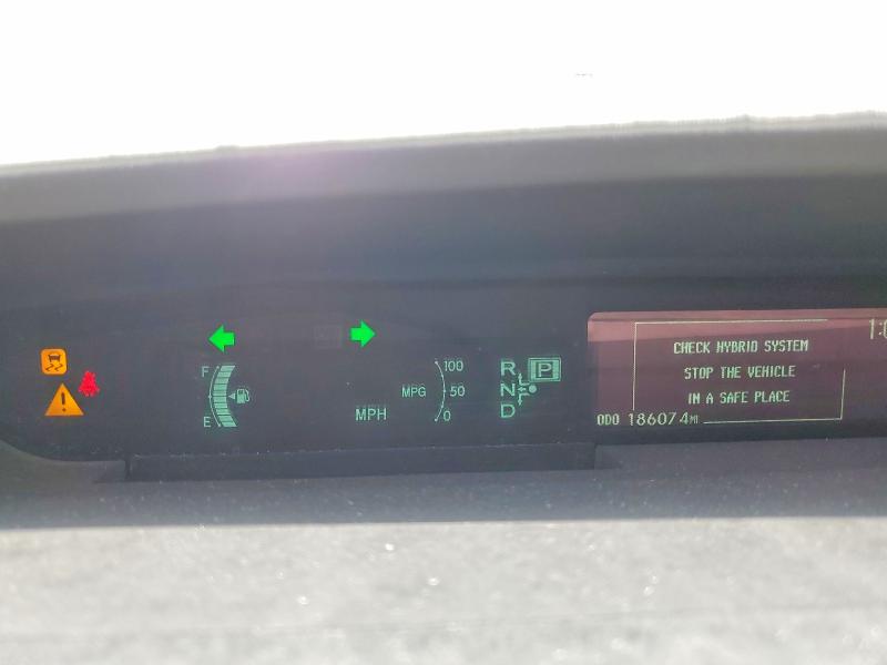 2012 Toyota Prius VIN JTDKN3DU0C1504765 COPART salvage auction — FRONT END, CA - SALVAGE CERTIFICATE, sold $775 on 2026-07-31 (photo 9)