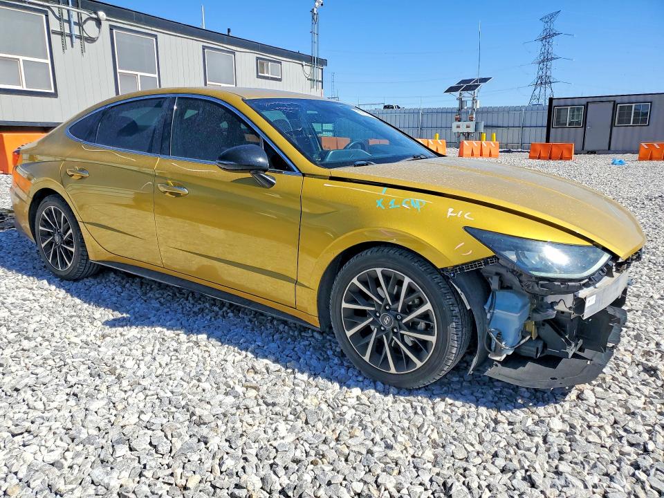 2020 Hyundai Sonata VIN 5NPEJ4J27LH024507 COPART salvage auction — FRONT END, Nv - Salvage Title, sold $5,800 on 2026-07-15 (photo 4)