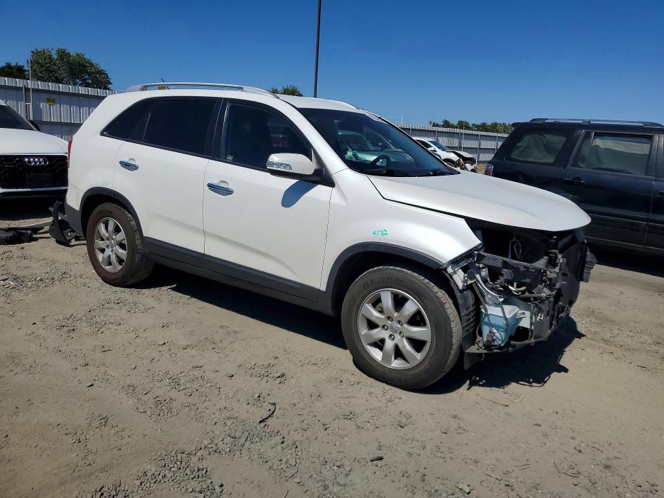 2012 Kia Sorento VIN 5XYKT4A27CG242709 COPART salvage auction — FRONT END, Ca - Salvage Certificate, sold $1,300 on 2026-07-07 (photo 4)
