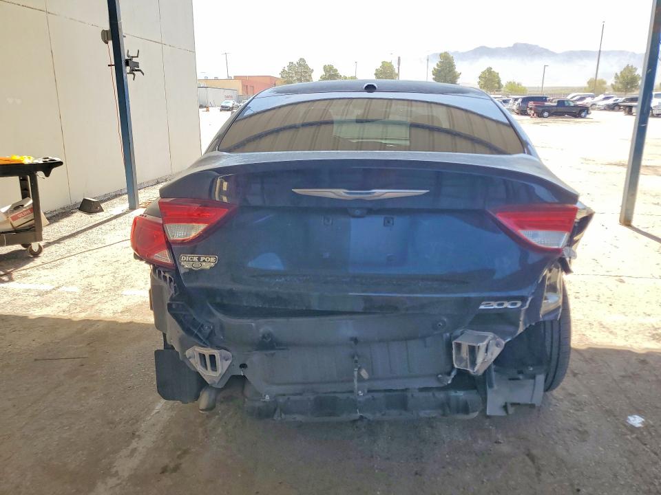 2015 Chrysler 200 VIN 1C3CCCAB8FN533316 COPART salvage auction — REAR END, Tx - Salvage Vehicle Title, sold $775 on 2026-08-21 (photo 6)