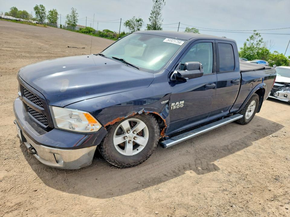 2014 Ram 1500 VIN 1C6RR7GM9ES434872 COPART salvage auction — FRONT END, Qc - Gravement Accidente, sold $475 on 2026-07-28 (photo 1)