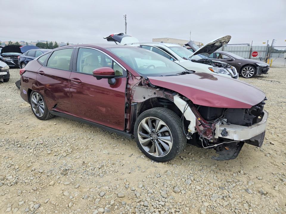 2019 Honda Clarity VIN JHMZC5F33KC001141 COPART salvage auction — FRONT END, Ca - Salvage Certificate, sold $3,700 on 2026-07-14 (photo 4)