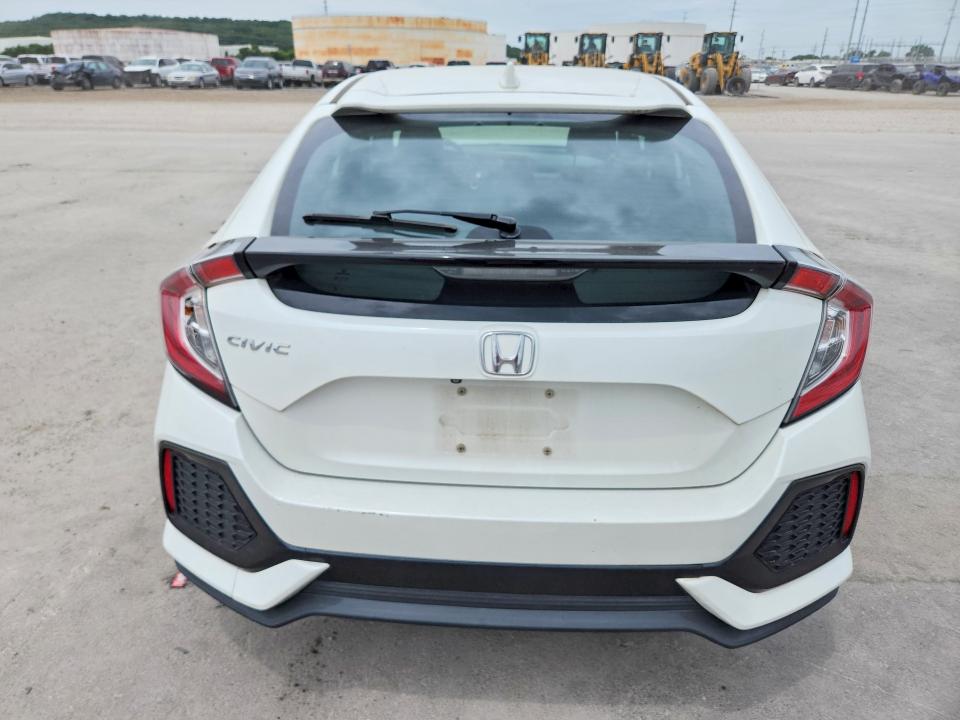 2017 Honda Civic VIN SHHFK7H55HU217844 COPART salvage auction — HAIL, Ok - Cert Of Title-Salvage, sold $5,300 on 2026-07-22 (photo 6)