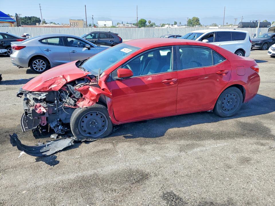 2017 Toyota Corolla VIN 2T1BURHEXHC850818 COPART salvage auction — FRONT END, Ca - Salvage Certificate, sold $2,500 on 2026-07-02 (photo 1)
