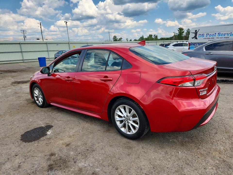 2020 Toyota Corolla VIN JTDHPRAE2LJ002022 COPART salvage auction — SIDE, Pa - Certificate Of Salvage, sold $4,100 on 2026-07-31 (photo 2)