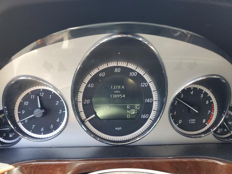 2010 Mercedes-benz E-klasse VIN WDDHF5GB4AA137563 COPART salvage auction — REAR END, Ca - Salvage Certificate, sold $2,350 on 2026-07-10 (photo 9)