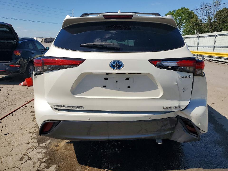 2021 Toyota Highlander VIN 5TDYARAH3MS505705 COPART salvage auction — REAR END, TN - SALVAGE CERTIFICATE, sold $200 on 2026-07-27 (photo 6)
