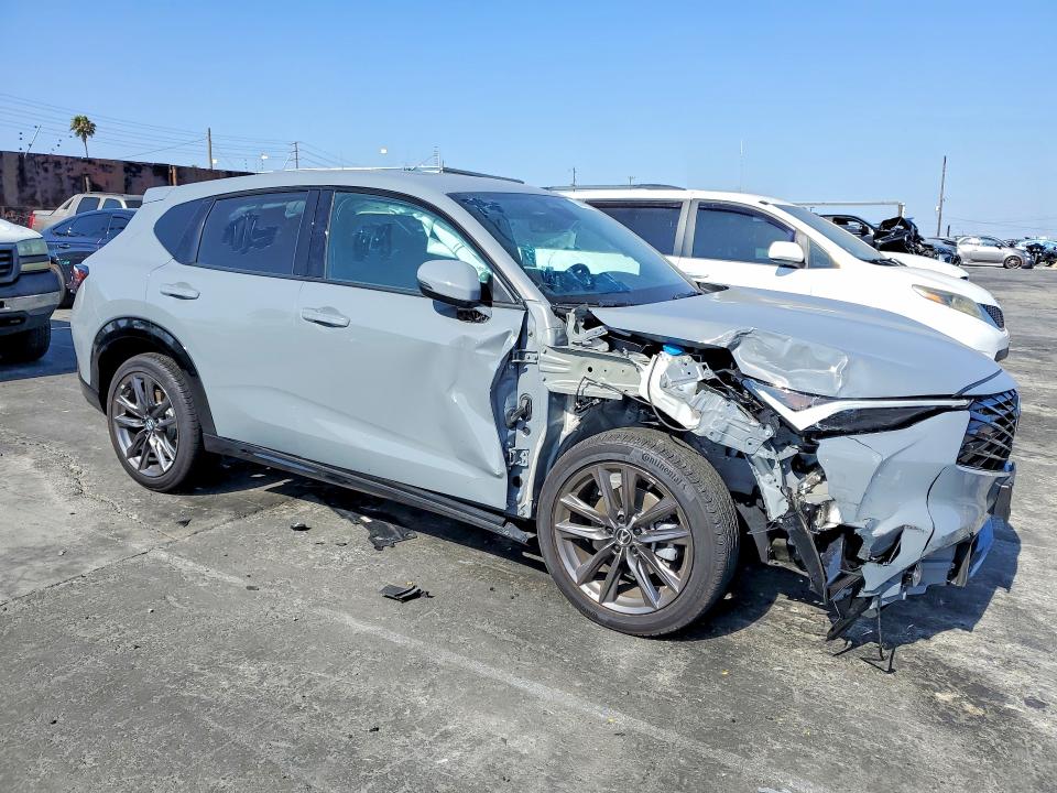 2025 Acura Adx VIN 3HDSA2H52SM708038 COPART salvage auction — FRONT END, Ca - Salvage Certificate, sold $10,000 on 2026-07-31 (photo 4)