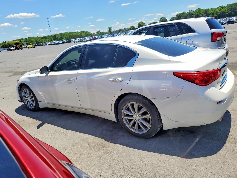 2016 Infiniti Q50 VIN JN1EV7AR7GM343312 COPART salvage auction — MINOR DENT/SCRATCHES, Va - Certificate Of Title, sold $5,800 on 2026-07-14 (photo 2)
