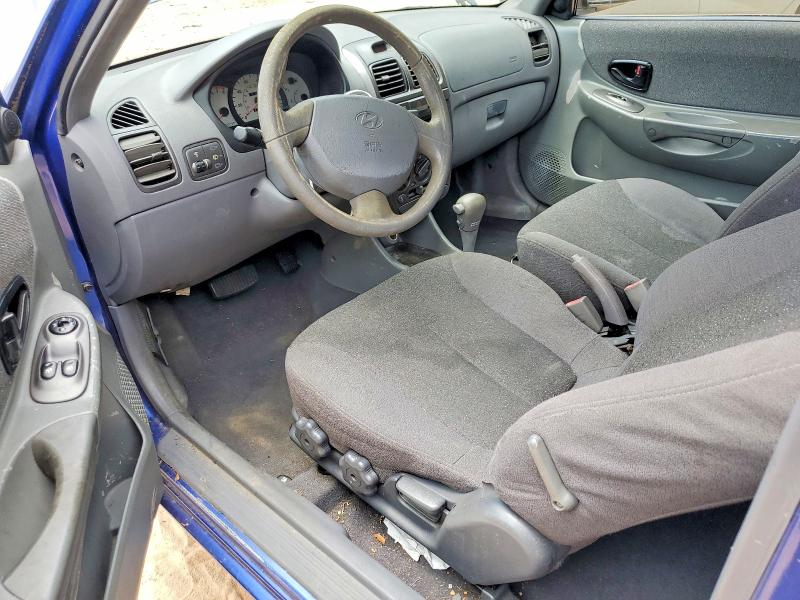2002 Hyundai Accent VIN KMHCG35C82U210866 COPART salvage auction — UNDERCARRIAGE, Ga - Cert Of Title-Salvage, sold $275 on 2026-07-31 (photo 8)