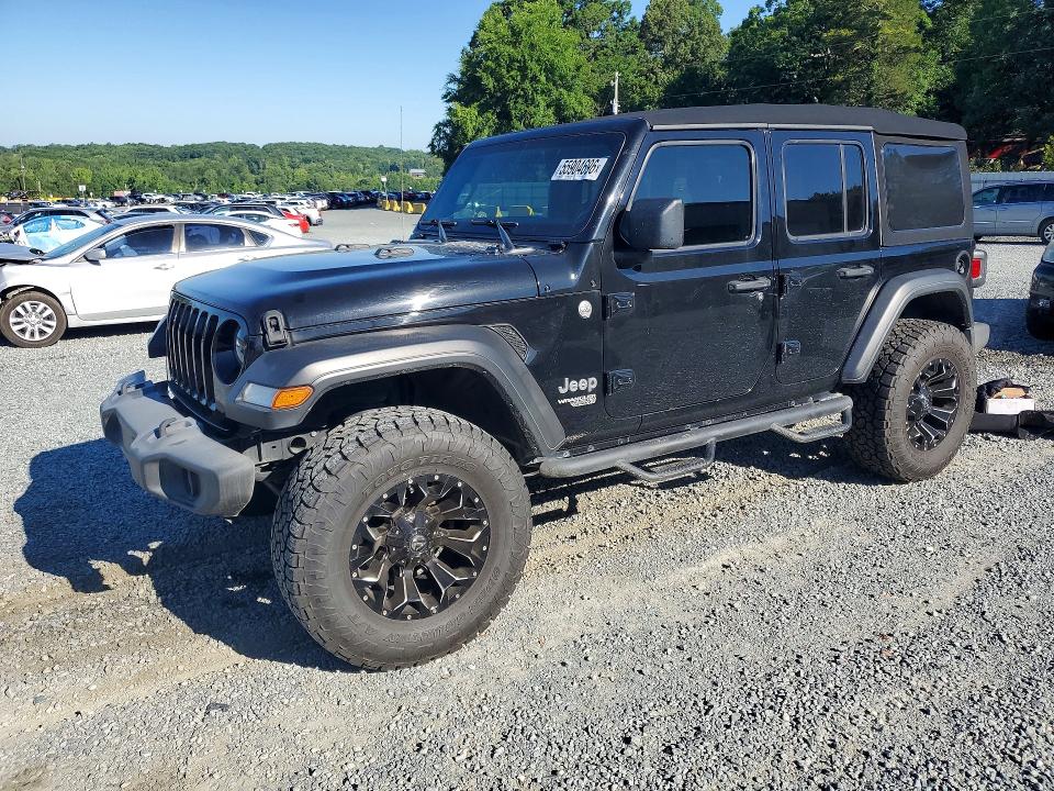 2021 Jeep Wrangler / VIN 1C4HJXDN7MW509701 COPART salvage auction — REAR END, Nc - Salvage Certificate Of Title, sold $625 on 2026-07-30 (photo 1)