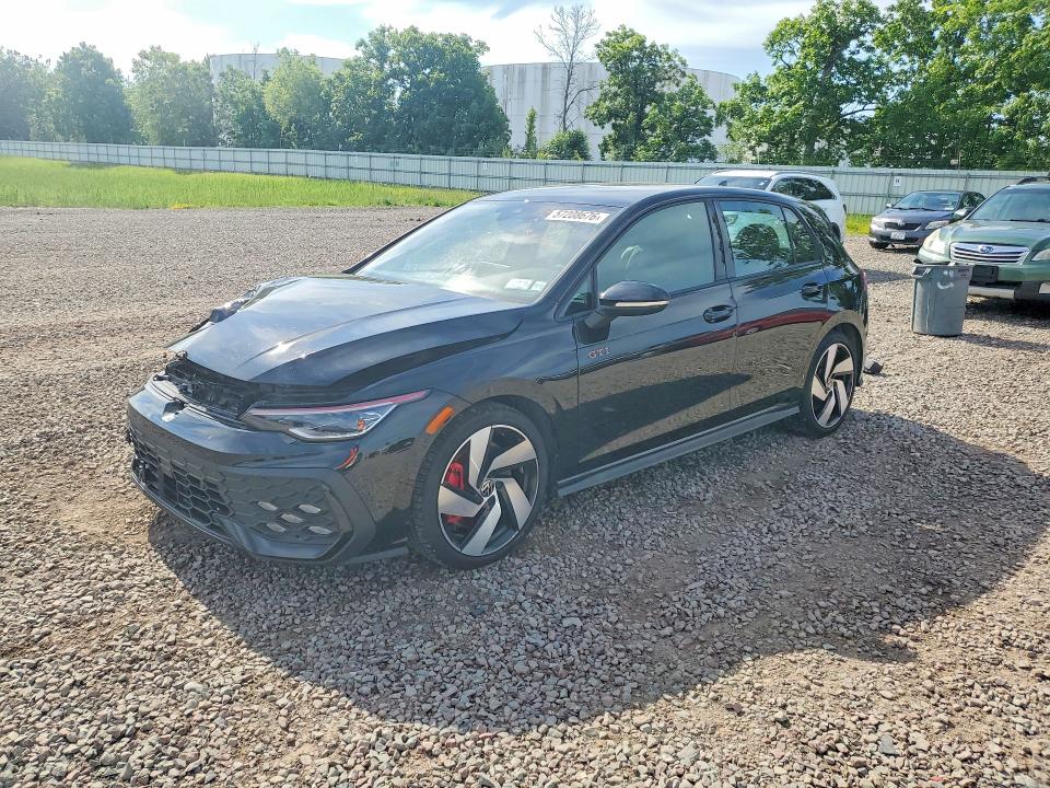 2025 Volkswagen Gti VIN WVWLA7CDXSW233966 COPART salvage auction — FRONT END, Ny - Mv-907A Salvage Certificate, sold $7,400 on 2026-07-13 (photo 1)