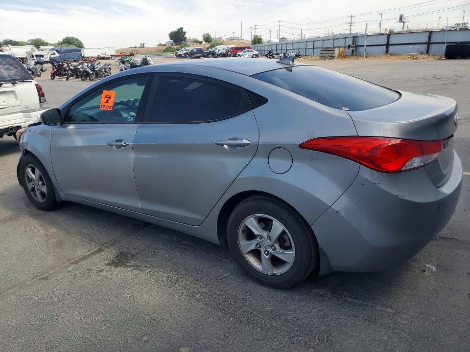 2013 Hyundai Elantra VIN KMHDH4AE5DU942633 COPART salvage auction — FRONT END, ID - SALVAGE CERTIFICATE OF TITLE, sold $875 on 2026-07-02 (photo 2)