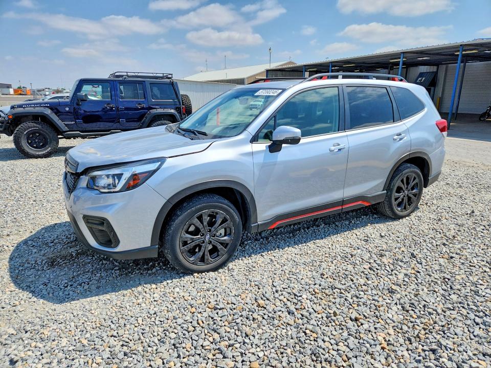 2020 Subaru Forester VIN JF2SKARC8LH591272 COPART salvage auction — FRONT END, Co - Public - Salvage Title, sold $9,800 on 2026-07-14 (photo 1)