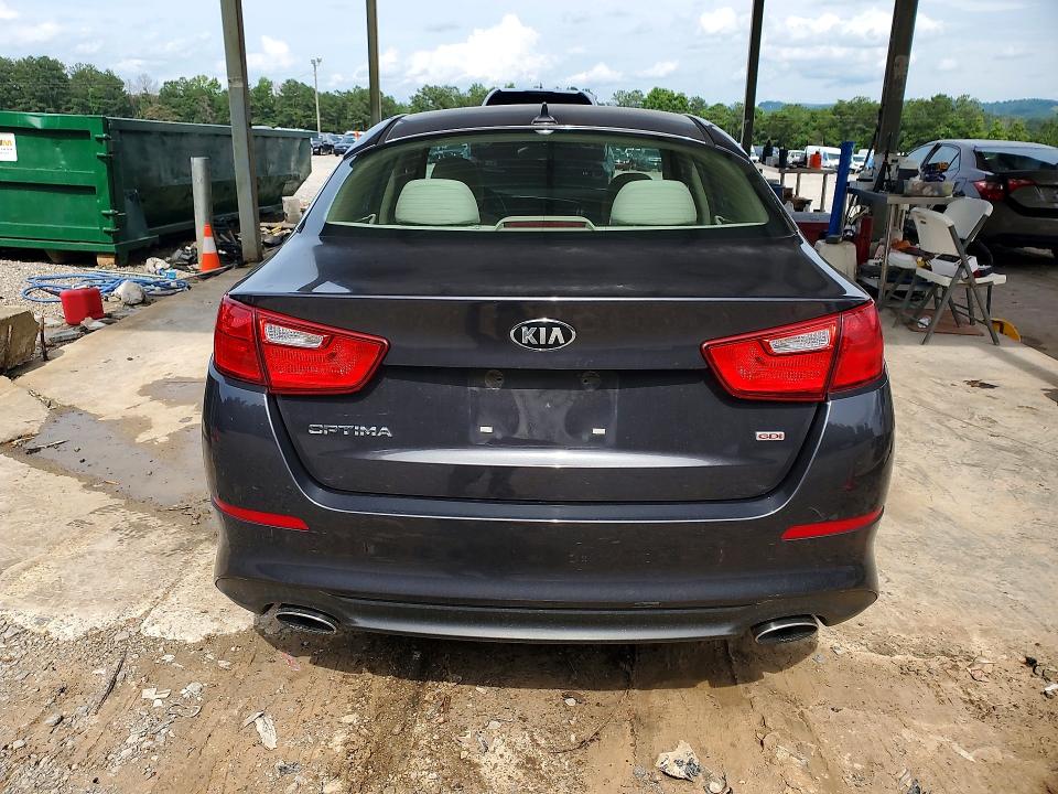 2015 Kia Optima VIN 5XXGM4A75FG441586 COPART salvage auction — FRONT END, Al - Cert Of Title-Salvage Title, sold $625 on 2026-07-14 (photo 6)