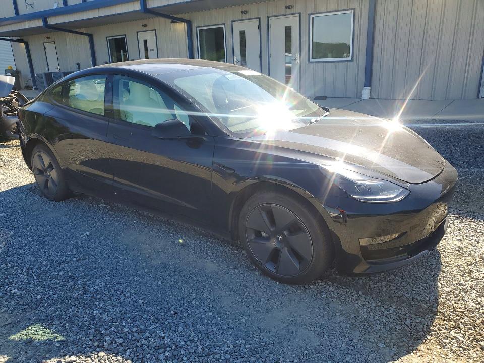 2021 Tesla VIN 5YJ3E1EA2MF063050 COPART salvage auction — REAR END, Nc - Salvage Certificate Of Title, sold $8,600 on 2026-07-16 (photo 4)