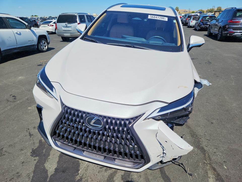 2025 Lexus Nx VIN JTJGKCEZ0S5030930 COPART salvage auction — FRONT END, Ca - Salvage Certificate, sold $22,200 on 2026-07-13 (photo 5)