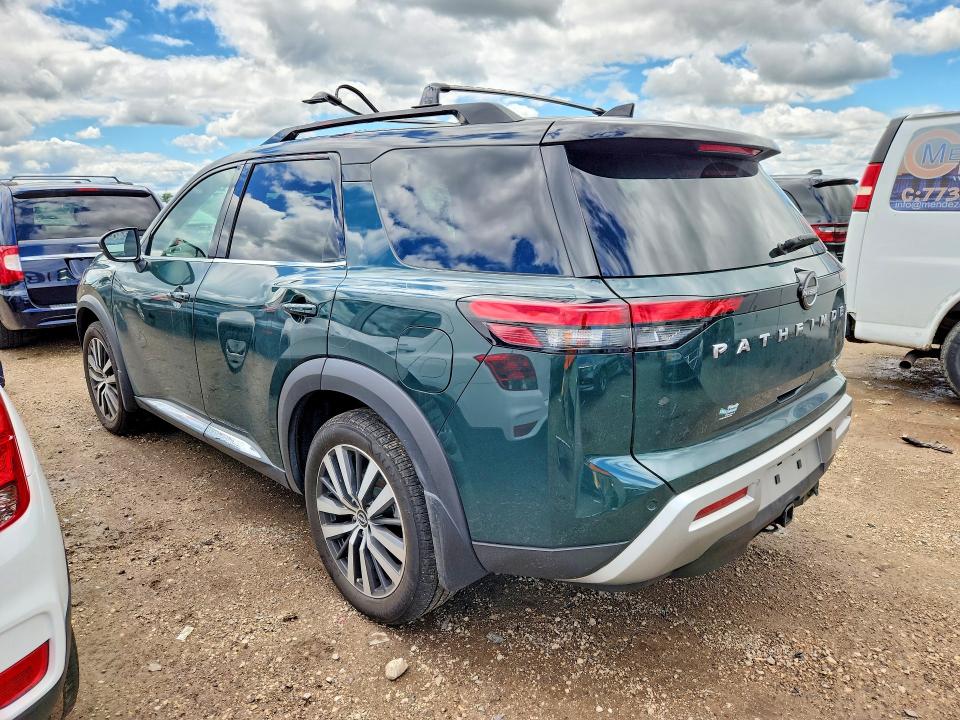 2022 Nissan Pathfinder VIN 5N1DR3DK8NC201702 COPART salvage auction — SIDE, IL - SALVAGE CERTIFICATE, sold $11,600 on 2026-08-29 (photo 2)