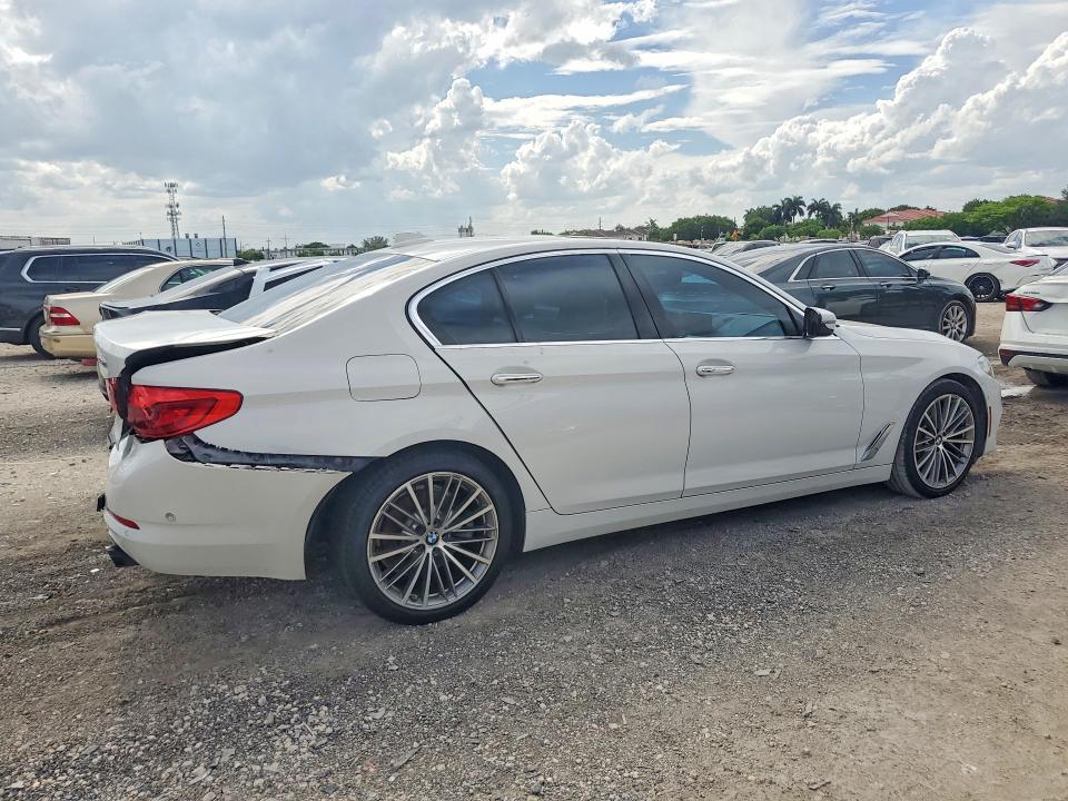 2017 BMW 5er VIN WBAJA5C31HG456271 COPART salvage auction — REAR END, Fl - Cert Of Title Slvg Rebuildable, sold $6,000 on 2026-08-03 (photo 3)