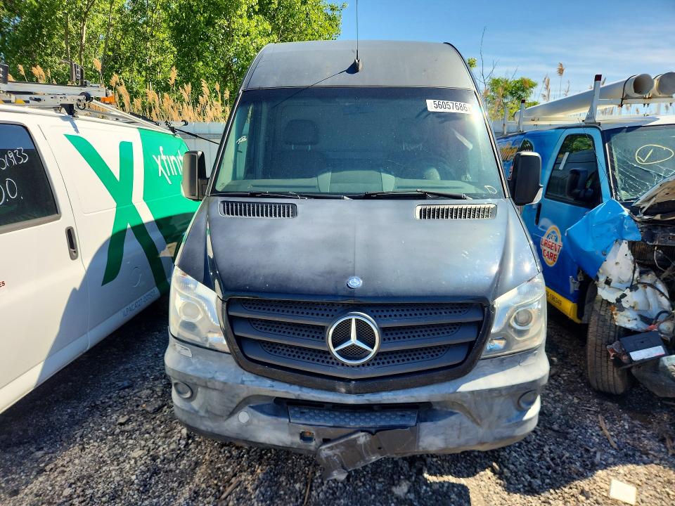 2015 Mercedes-benz Sprinter VIN WD3PE7DC0F5973012 COPART salvage auction — REAR END, Il - Salvage Certificate, sold $1,450 on 2026-07-07 (photo 5)