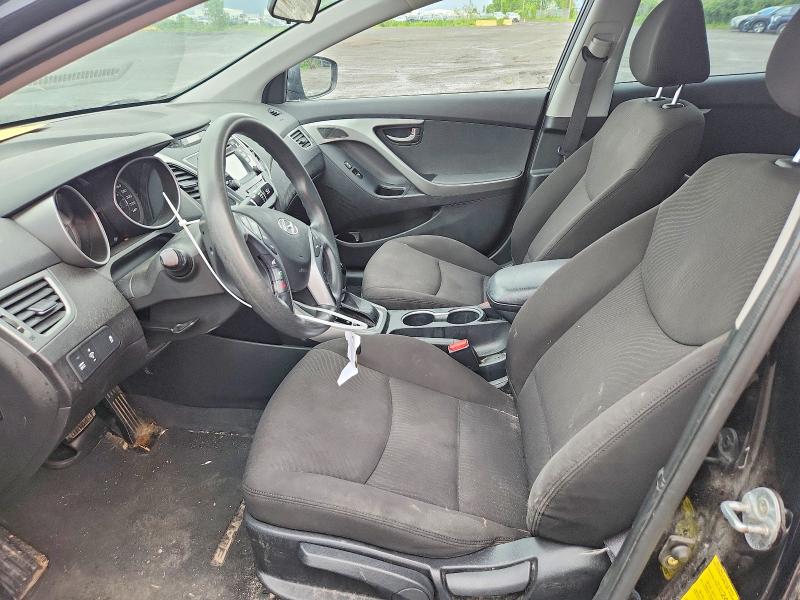 2016 Hyundai Elantra VIN KMHDH4AE6GU591297 COPART salvage auction — FRONT END, Qc - Gravement Accidente, sold $525 on 2026-07-28 (photo 7)