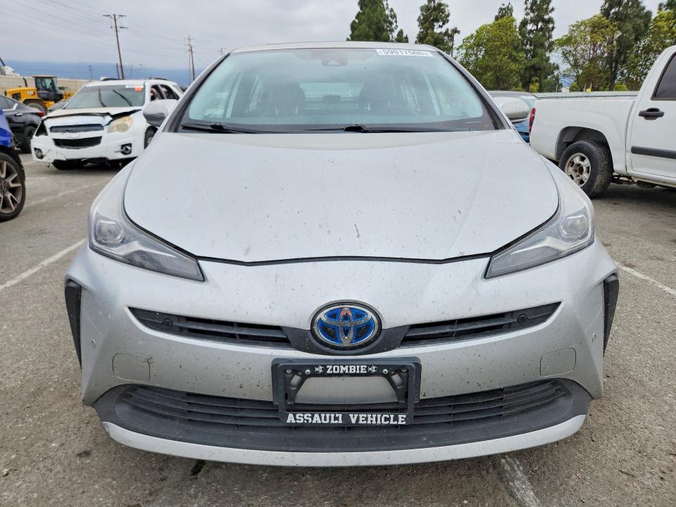 2021 Toyota Prius VIN JTDKAMFU5M3134790 COPART salvage auction — REAR END, Ca - Salvage Certificate, sold $1,450 on 2026-07-21 (photo 5)