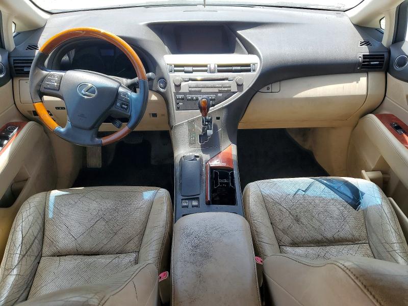 2010 Lexus Rx 350 VIN JTJBK1BA4A2417994 COPART salvage auction — VANDALISM, CA - SALVAGE CERTIFICATE, sold $3,200 on 2026-07-14 (photo 8)