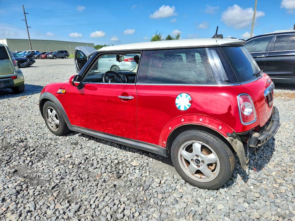 2011 Mini Cooper VIN WMWSU3C55BTX95602 COPART salvage auction — REAR END, Ga - Cert Of Title-Salvage, sold $350 on 2026-07-14 (photo 2)