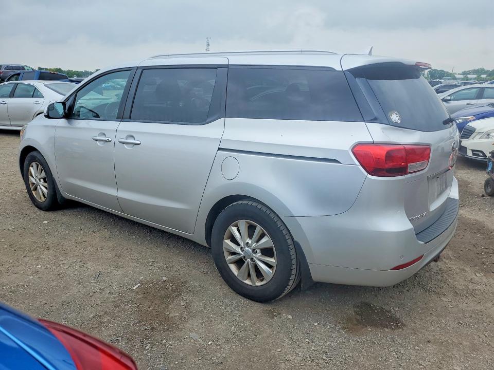 2016 Kia SEDONA VIN KNDMB5C15G6087446 COPART salvage auction — MECHANICAL, On - Permit No Brand - Fit, sold $925 on 2026-07-07 (photo 2)