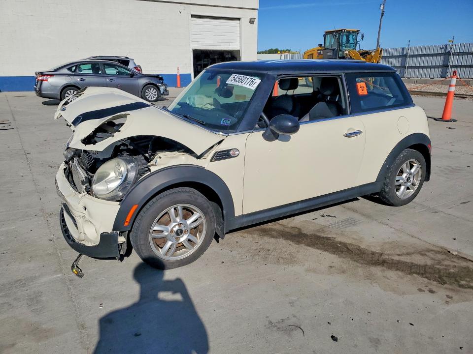 2012 Mini Cooper VIN WMWSU3C54CT367568 COPART salvage auction — FRONT END, Ut - Salvage Certificate, sold $350 on 2026-07-20 (photo 1)