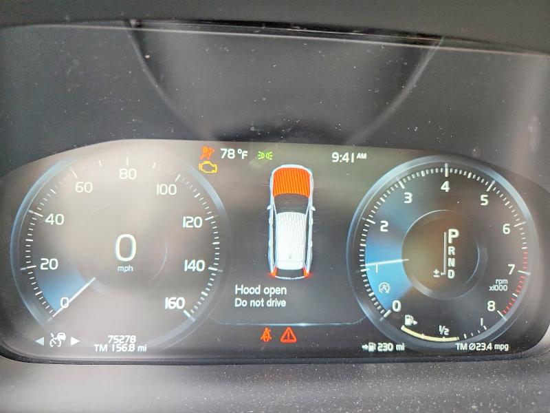 2018 Volvo VIN YV4A22NL6J1021439 COPART salvage auction — SIDE, NY - MV-907A SALVAGE CERTIFICATE, sold $5,800 on 2026-07-27 (photo 9)