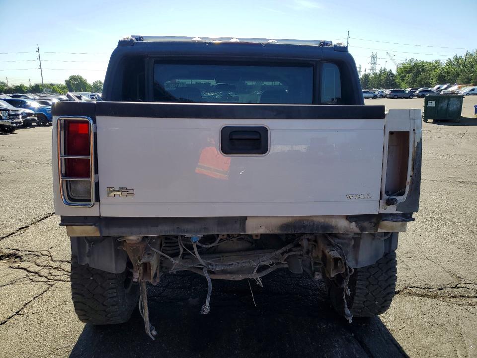 2006 Hummer H2 VIN 5GRGN22U16H111712 COPART salvage auction — REAR END, Co - Public - Salvage Title, sold $3,850 on 2026-07-09 (photo 6)